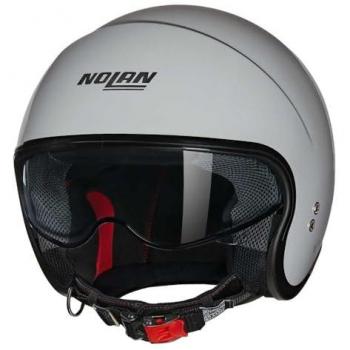 Casco Jet Nolan N21 06 Clásico Gris Brillante Talla XL