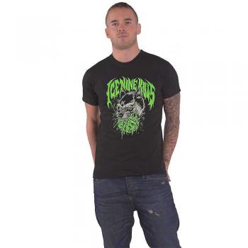 Ice Nine Kills Black Wolf Band Logo T-Shirt Large
