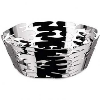 Cesta Redonda Barket de Acero Inoxidable 18 cm con Diseño Moderno y Elegante