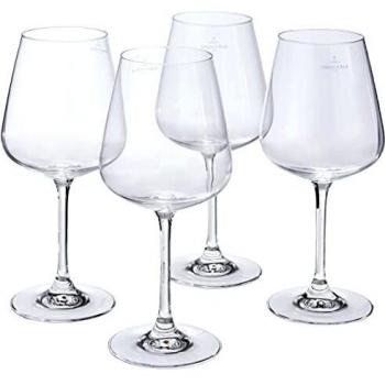 Villeroy & Boch 11-7209-8110 Copa de Vino Tinto de 590 ml, Cristal, 10 cm, 4