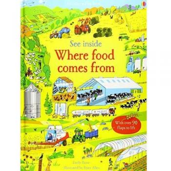 Libro Interactivo Descubre de Dónde Viene la Comida - Edición para Niños