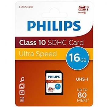 Philips SD C10 - Tarjeta de Memoria SDHC de 16 GB