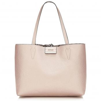 Guess bolso reversible serpiente shopper rosa Bobbi