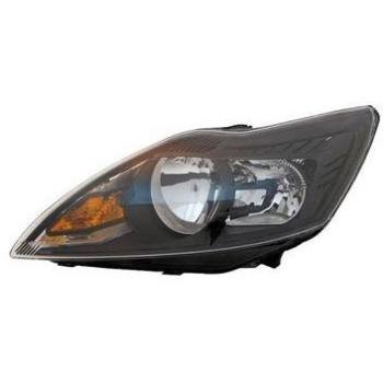 Faro Delantero VAN WEZEL 1866965N para FORD Focus 2, H7 y H1, Luz Amarilla para Circulación a la Derecha