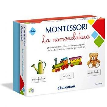Juego Educativo Montessori La Nomenclatura - Clementoni 16101, Método Montessoriano para niños a partir de 4 años