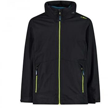 CMP Unisex Detachable Hooded Jacket with Inner Layer - Gray - Size 140