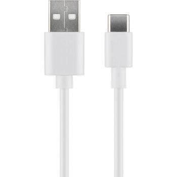 Cable USB Microconnect 0,5 m USB 3.2 Gen 1 (USB A a USB C) color Blanco