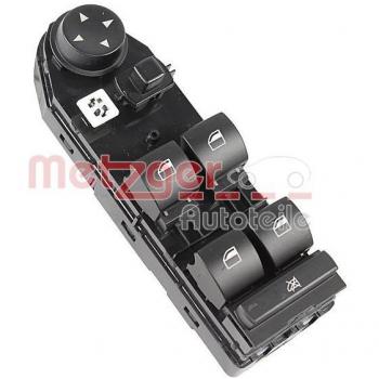 Interruptor de elevalunas METZGER 09161109 con función de elevación y bajada