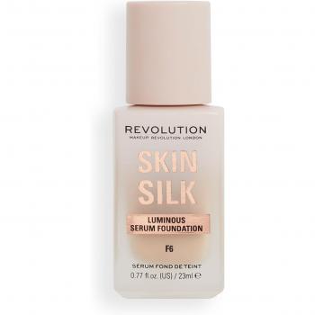 Makeup Revolution Skin Silk Serum Foundation Light Illuminating Foundation Shade F6 23 ml