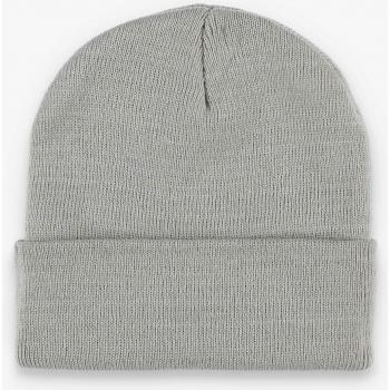 Masterdis Basic Flap Light Grey Beanie Cap