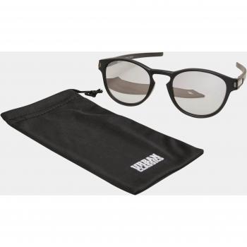 Urban Classics 106 Unisex Sunglasses - Black/Silver, One Size