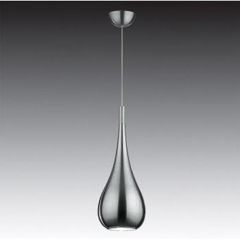 Lámpara colgante moderna Lava Satin con pantalla de aleación de metal, E27