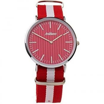 ARABIANS Reloj Analógico para Hombre de Cuarzo con Correa en Tela HBA2228DR