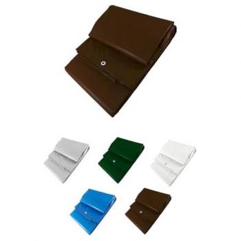 Toldo Reforzado Impermeable Multiusos con Ojales 2x3m Marrón