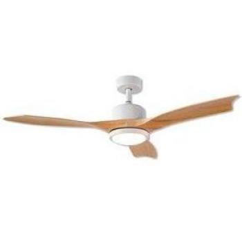 Ventilador de Techo Nueva York Dayron con Luz LED 56W 6 Velocidades Blanco/Natural