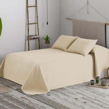 Colcha Bouti Lisa Nido Crudo Tacto Pluma - Cama 150 cm - 250x270 cm