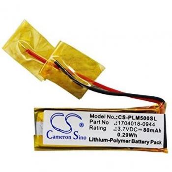 3.7V 80mAh LiPo Battery for Plantronics M50 and Compatible Models