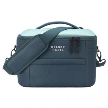 Neceser Delsey Paris Brochant 3.0 azul oscuro, Beauty Case, color verde, marca Delsey Paris