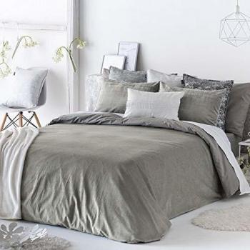 Dorte Hogar Antilo Textil.- Juego de Funda nordica en Jacquard Baker 240x240 cm + 2 Fundas de Almohada 50x85 cm