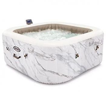 Spa hinchable cuadrado Calacatta bi-zone 4 plazas - Intex