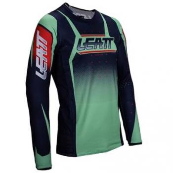Leatt Camiseta de Cross Moto 4.5 Lite Matcha - Maillot de motocross ligero, color matcha, talla L/US42/EU52, modelo 2025