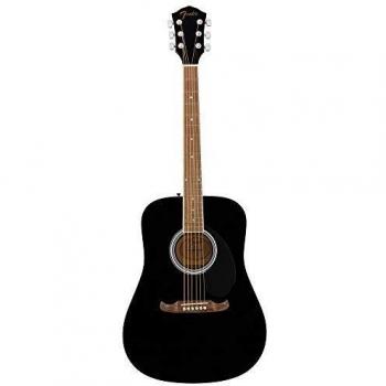 Fender FA-125 Dreadnought Acoustic Guitar Black with Case