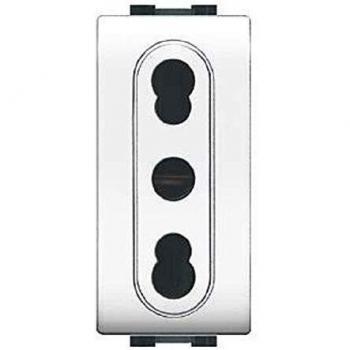 Presa Bivolt 2P+T 10/16A Blanca MyLife