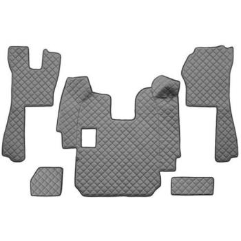 Alfombra moldeada F-CORE FL11 GRAY - Alfombrilla de diseño moderno, color gris, fabricada con materiales duraderos y antideslizantes, ideal para uso en interiores y exteriores, fácil de limpiar y mantener
