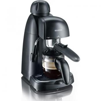 Severin KA 5978 Cafetera Espresso Eléctrica Independiente, Presión de 15 Bares, 800W, Capacidad de 220ml - Negro