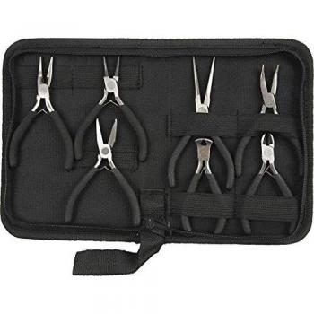 Set de pinzas para joyería 11 cm - 7 piezas