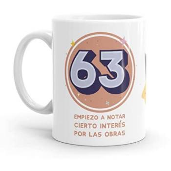 Taza Original 60 Cumpleaños - Resistente al Microondas y Lavavajillas