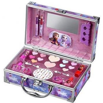 Frozen II Maletin Aluminio Maquillaje Infantil 26 Elementos 790 g