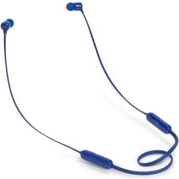 Auriculares In-Ear JBL Tune 110 con Micrófono, Cable Plano Anti-enredos, Azul