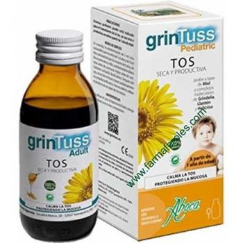 Grintuss Pediatric Syrup with Poliresin 180ml for Dry and Productive Cough Relief