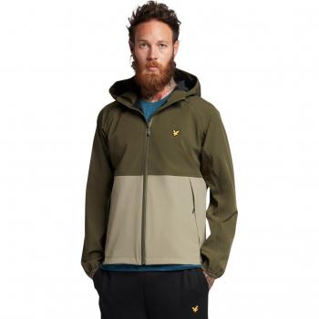 Lyle & Scott Energy Hooded Jacket in Dark Sage/Mineral Green