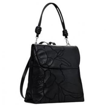 Desigual BACK KELLER HAMPTON Women's Backpack in Black, One Size, Stylish Design, 29 cm