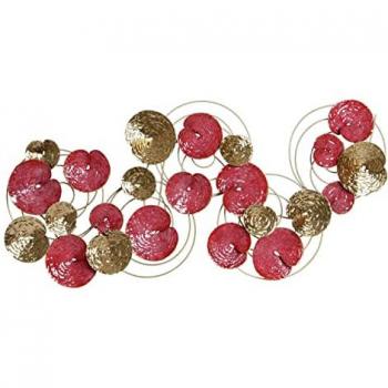 Decoración de Pared DKD Home Decor Metal Círculos (90 x 7 x 43 cm)