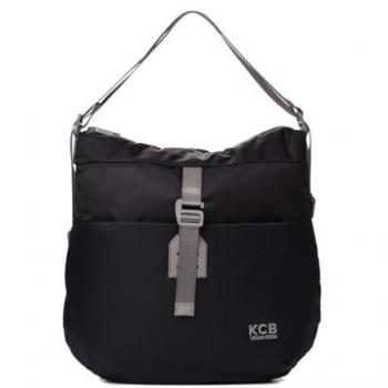 Bolso mochila KCB Hook negro 3060 NE, multiposición, 100% vegano