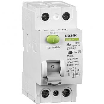 Disyuntor diferencial 2 polos Icn=6kA, In=40A, I?n=100mA, tipo A