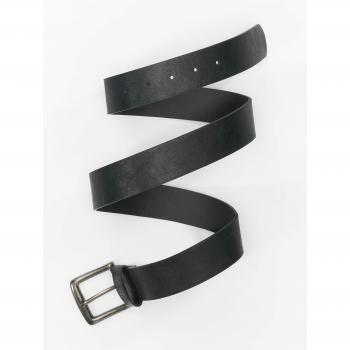 Urban Classics Unisex Recycled Imitation Leather Belt - Black