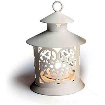 Excelsa Farol Pagoda, Metal, Blanco
