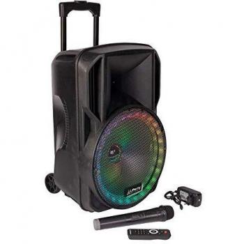 Altavoz Portátil con Batería de 15 y Luces LED RGB - 800W