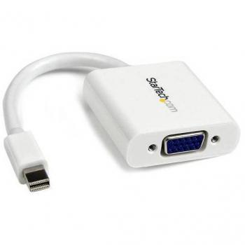 StarTech.com Active Mini DisplayPort to VGA Adapter Converter - 1080p Video mDP 1.2 to VGA Dongle for Mac/PC - Thunderbolt 1/2 Compatible - White
