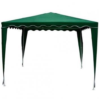 8704N2 - Carpa 3X3M Verde Con Faldon Ondulado