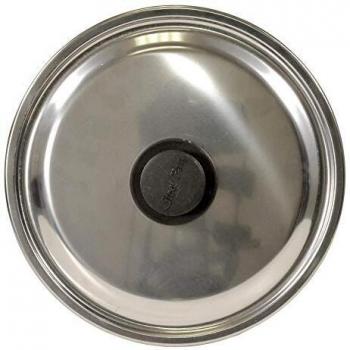 Errebi M61681 - Tapa acero inox pomo baquelita 24 cm