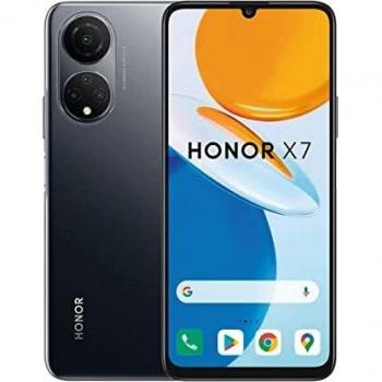 Smartphone Honor X7, 128GB, 4GB RAM, Color Negro Medianoche