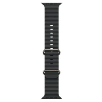 Correa Ocean para Apple Watch de 49mm - Color Negro - Titanio Natural - Talla Única