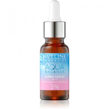 Eveline Cosmetics Aqua Balance Intensely Hydrating Serum with Trehalose, PGA Acid, and Hyaluronic Acid - 18 ml