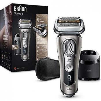 Braun Series 9 - Afeitadora eléctrica para barba, recargable e inalámbrica, grafito