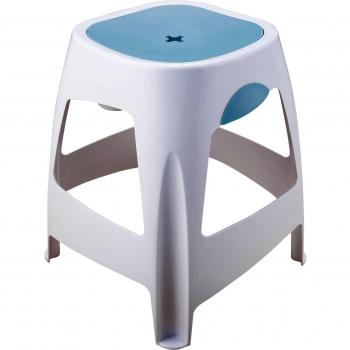 toyma 0525/01 - Taburete con alojamiento, Color Azul